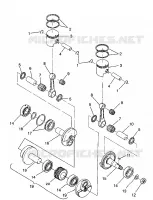 PISTON   CRANKSHAFT SPORT 0980443 AND SPORT TOURING 0980243 (4942054205C008)