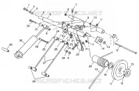 REAR TORQUE ARM 700 XCR 0985678(A) AND EUROPEAN 700 XCR E985678 (4943114311B013)