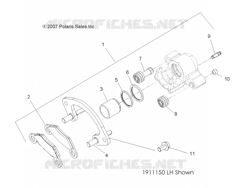 FRONT BRAKE CALIPER