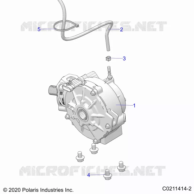 DRIVE TRAIN, FRONT GEARCASE MOUNTING
