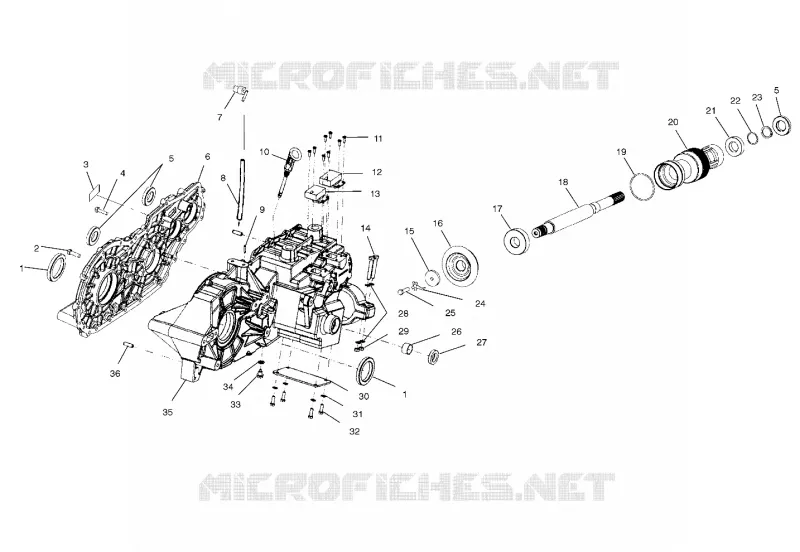 GEARCASE (CASES AND SNORKEL)