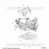 CHASSIS, MAIN FRAME AND SKID PLATES