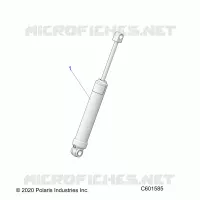 SUSPENSION, REAR SHOCK TRACK