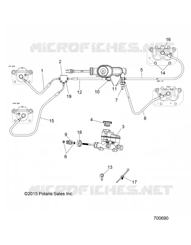 BRAKES, LINES AND MASTER CYLINDER
