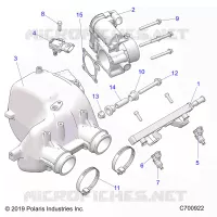 ENGINE, AIR INTAKE MANIFOLD