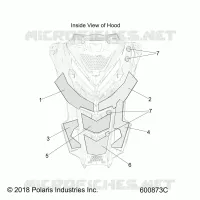 BODY, HOOD FOAM/FIBER