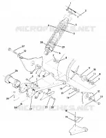 SWING ARM WELDMENT AND REAR SHOCK ASSEMBLY (4918411841021A)