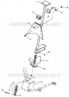 STEERING POST    SPORT 400L W97BA38C AND TRAIL BLAZER W97BA25C (4940124012B008)