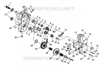 CHAINCASE  TRAIL TOURING 0962262 AND EUROPEAN TRAIL TOURING E962262 (4931763176B009)
