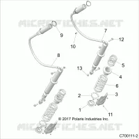 REAR SUSPENSION SHOCK MOUNTING