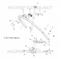 STEERING POST  ASM. AND STEERING HOOP