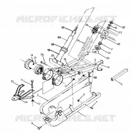 REAR SWING ARM   SHOCK 250 4X6 / W928627 (4922902290031A)