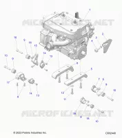 ENGINE, MOUNTING & LONG BLOCK