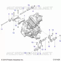ENGINE, MOUNTING