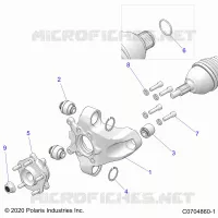 SUSPENSION, REAR CARRIER AND HUB