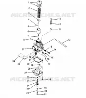 CARBURETOR 440 0952760, 440 SKS 0952560,  AND EUROPEAN 440 SKS E95 (4929032903C011)