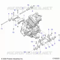 ENGINE, MOUNTING