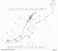 REAR BRAKE BRAKE LINE AND PARK BRAKE
