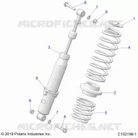 SUSPENSION, REAR SHOCK