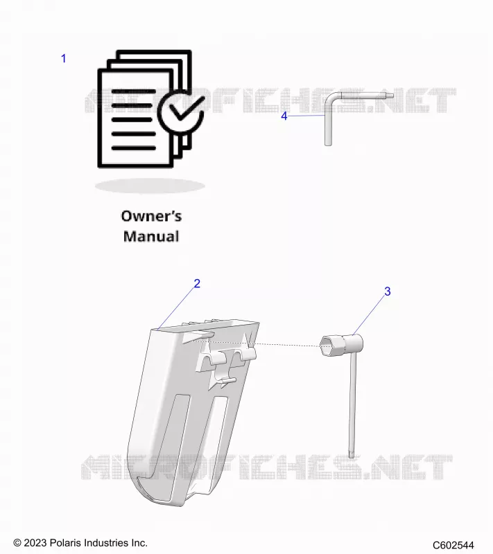 REFERENCES, TOOLS, BELT HOLDER, AND OWNERS MANUAL
