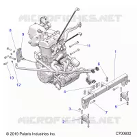 ENGINE, MOUNTING