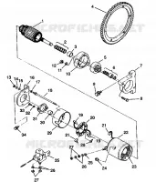 STARTING MOTOR CLASSIC E942865 AND  CLASSIC TOURING E942875 (49274027400051)