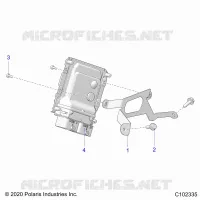 ELECTRICAL, ECU MOUNTING