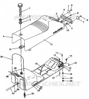 SEAT   GAS TANK ASSEMBLY 440 E942760 AND 440 SKS E942560 (49273927390003)