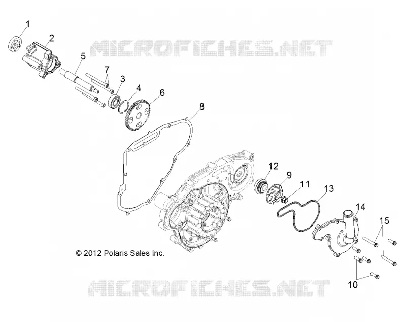OIL PUMP AND WATER PUMP