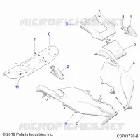 HOOD NON RC- Z22M4Z92AS/BS (C0703770-8)