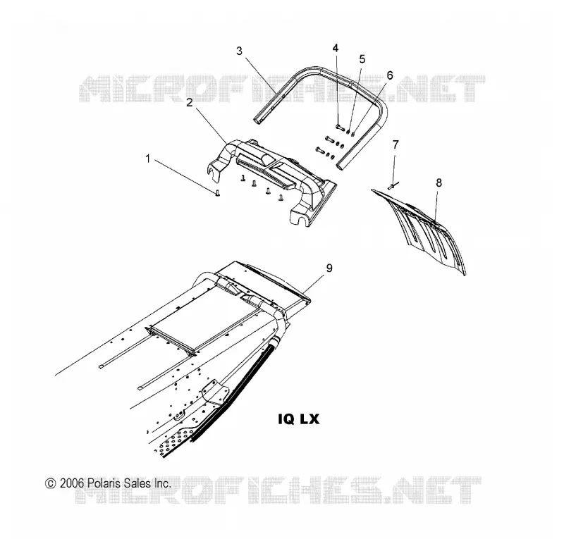 CHASSIS, REAR BUMPER AND SNOWFLAP (LX)