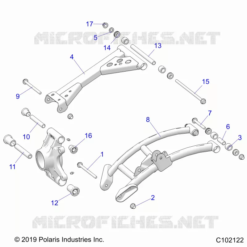 REAR SUSPENSION CONTROL ARMS- A20SXZ95AG (C0211319)