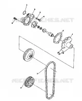 WATER PUMP 400 XC (4920122012032A)