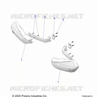 STEERING, HAND GUARDS