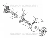 DRIVE CLUTCH SPORT 0980443 AND SPORT TOURING 0980243 (4942054205C001)