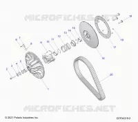 DRIVE TRAIN, SECONDARY CLUTCH