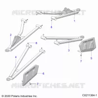 FRONT SUSPENSION A-ARMS