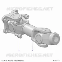 DRIVE TRAIN, PROP REAR SHAFT