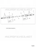 DRIVE TRAIN, REAR HALF SHAFT