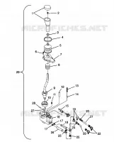 GEAR SELECTOR MAGNUM 2X4 W957544 (4926852685C005)