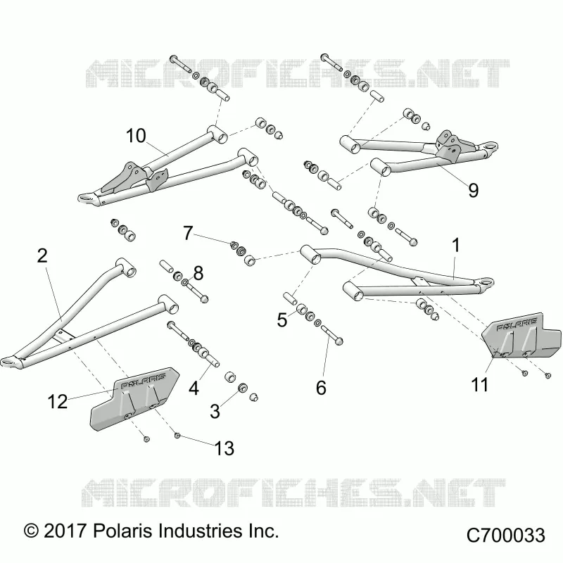 FRONT SUSPENSION CONTROL ARMS