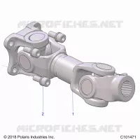 DRIVE TRAIN, PROP REAR SHAFT