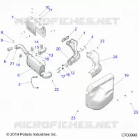 ENGINE, EXHAUST SYSTEM