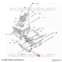 DRIVE TRAIN, MAIN GEARCASE MOUNTING