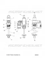SUSPENSION, FRONT SHOCK TRACK, VELOCITY 7045536