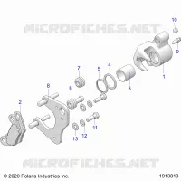 BRAKES, BRAKE FRONT BRAKE CALIPER
