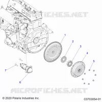 STARTER, FLYWHEEL AND RELATED