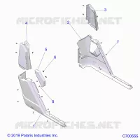 REAR BODYWORK FENDERS
