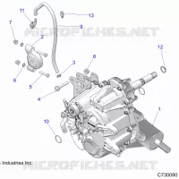 DRIVE TRAIN, MAIN GEARCASE MOUNTING