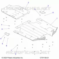 CHASSIS, SKID PLATES